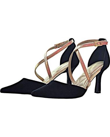 Sandálias MENBUR  de Mulher ZAPATOS FIESTA TERCIOPELO NEGRO  01 NEGRO