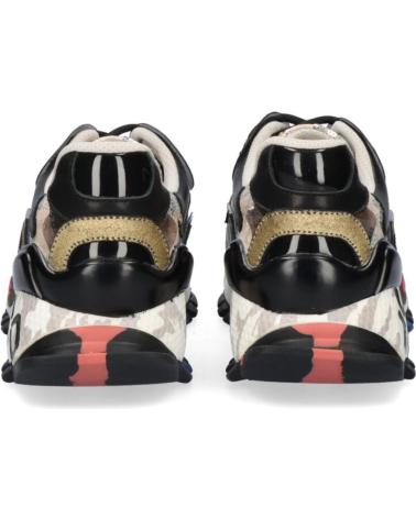 Deportivas de Mujer EXE 134-10 LEATHER GREY BLACK