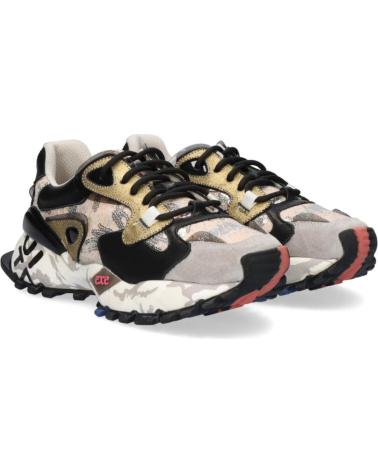 Deportivas de Mujer EXE 134-10 LEATHER GREY BLACK