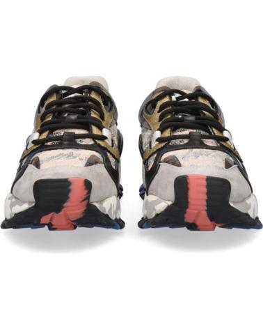 Deportivas de Mujer EXE 134-10 LEATHER GREY BLACK