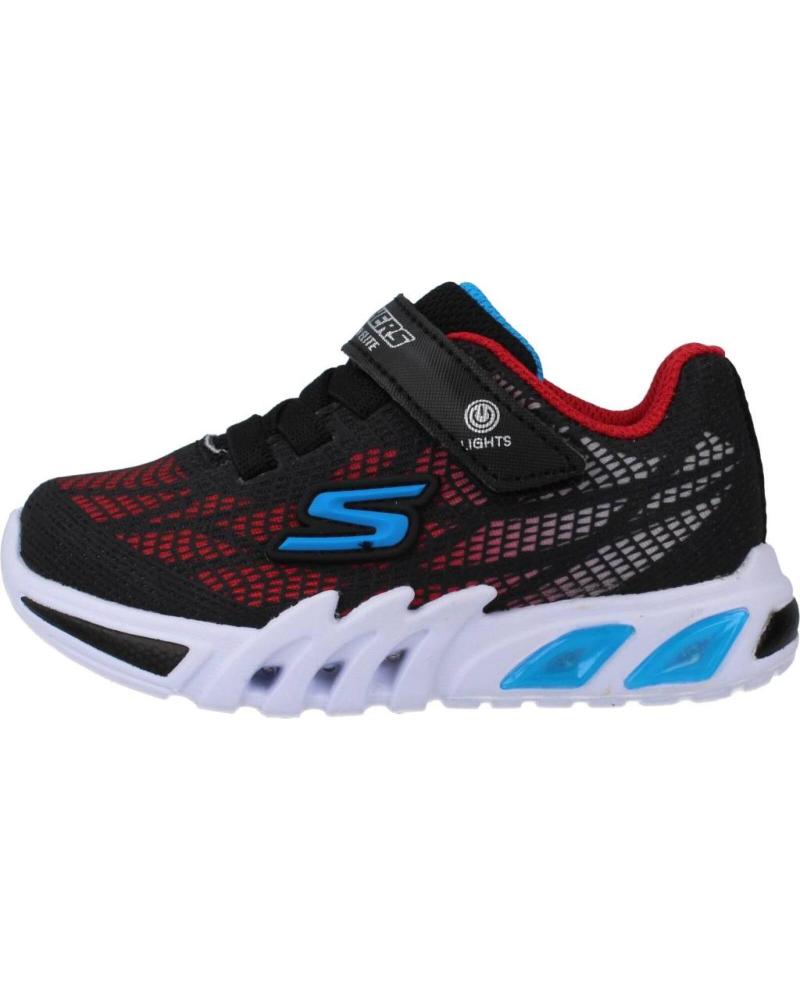 Deportivas SKECHERS de Niño ZAPATILLAS NINO MODELO FLEX-GLOW ELITE-VORLO COLOR NEGRO BKR BKRB Deportivas SKECHERS de Niño ZAPATILLAS NINO MODELO FLEX-GLOW ELITE-VORLO COLOR NEGRO BKR BKRB