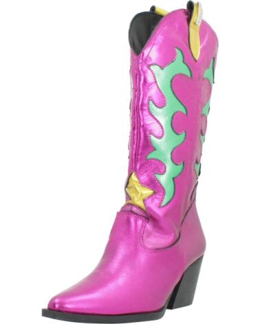 Botas YELLOW  de Mujer BOTAS MUJER MODELO FANCY COLOR ROSA  FUCSIA
