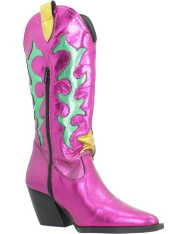 Botas YELLOW  de Mujer BOTAS MUJER MODELO FANCY COLOR ROSA  FUCSIA