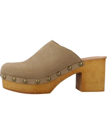Zapatos de tacón YELLOW  per Donna ZUECOS MUJER MODELO ANDREA COLOR MARRON  TOPO