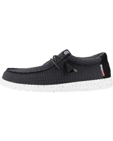 Scarpe HEY DUDE  per Uomo INFORMALES HOMBRE MODELO WALLY SPORT COLOR NEGRO  BLCKWHT