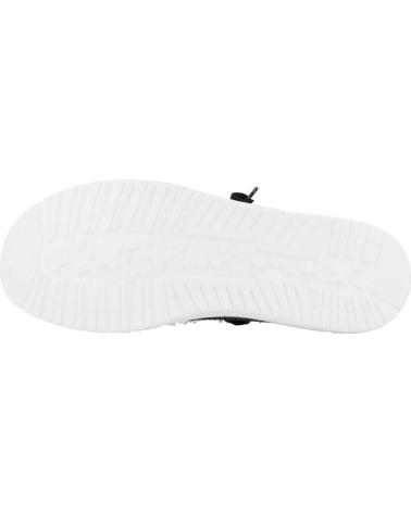 Nauticos per Uomo HEY DUDE INFORMALES HOMBRE MODELO WALLY SPORT COLOR NEGRO BLCKWHT