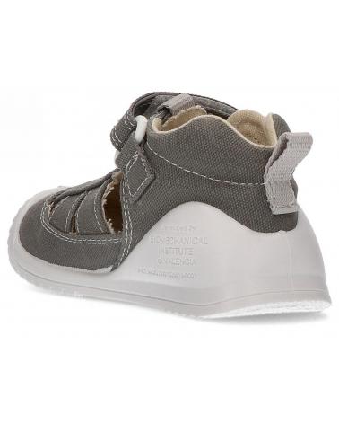 Sandali per Bambina e Bambino BIOMECANICS SANDALIAS LONA BEBE AZAI GRIS