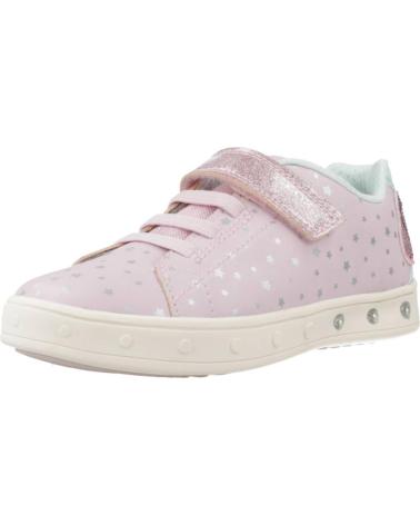 Deportivas GEOX  de Niña ZAPATILLAS NINA MODELO J SKYLIN G C COLOR ROSA  CE84A