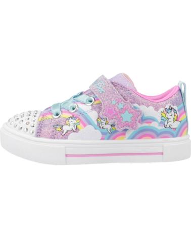 Esportes  SKECHERS  de Menina ZAPATILLAS NINA MODELO TWINKLE SPARKS - JUMPIN CL COLOR VIOL  LVMT