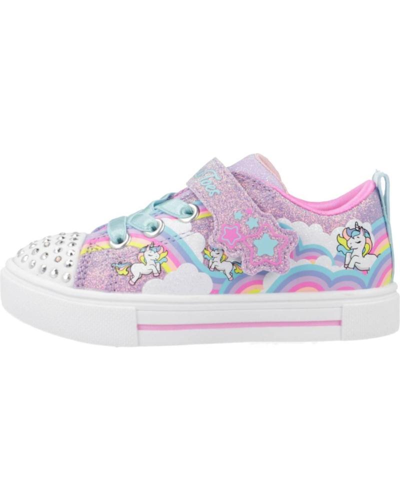 Esportes  SKECHERS  de Menina ZAPATILLAS NINA MODELO TWINKLE SPARKS - JUMPIN CL COLOR VIOL  LVMT