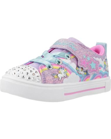 Esportes  SKECHERS  de Menina ZAPATILLAS NINA MODELO TWINKLE SPARKS - JUMPIN CL COLOR VIOL  LVMT