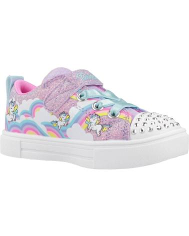Esportes  SKECHERS  de Menina ZAPATILLAS NINA MODELO TWINKLE SPARKS - JUMPIN CL COLOR VIOL  LVMT