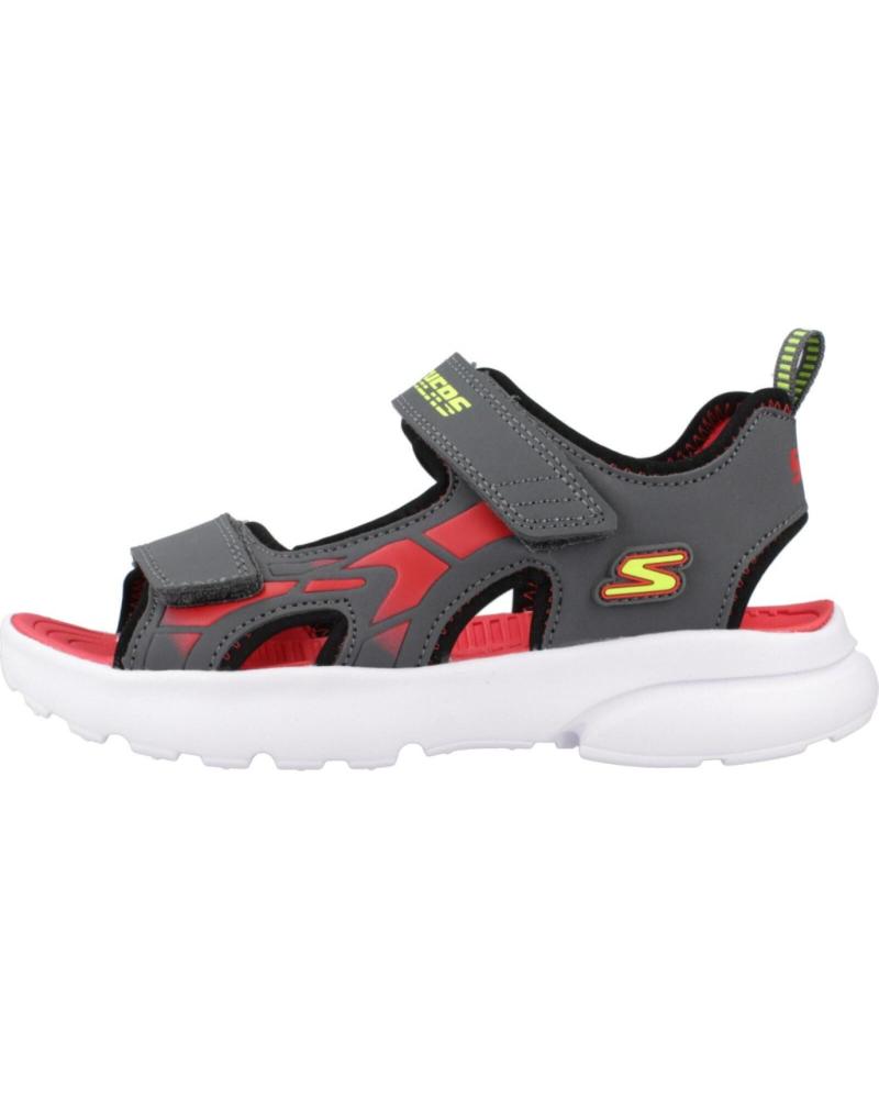 Sandals De Nino SKECHERS SANDALIAS NINO MODELO 406513L COLOR GRIS CCRD
