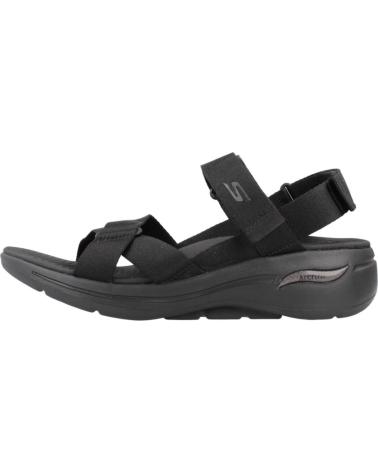 Sandalias SKECHERS  de Mujer y Niña SANDALIAS PLANAS 140808 MUJER  NEGRO