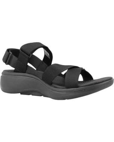 Sandalias SKECHERS  de Mujer y Niña SANDALIAS PLANAS 140808 MUJER  NEGRO