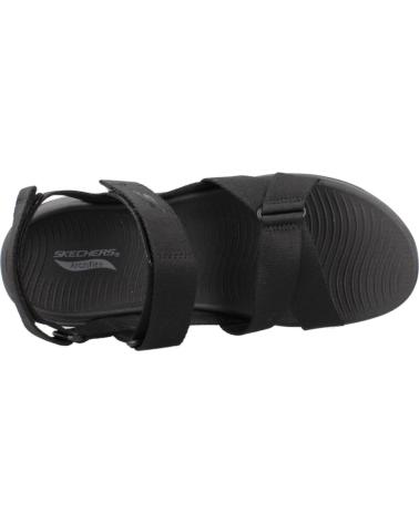 Sandalias SKECHERS  de Mujer y Niña SANDALIAS PLANAS 140808 MUJER  NEGRO