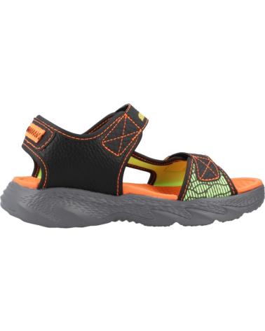 SKECHERS SANDALIAS NINO MODELO CREATURE-SPLASH COLOR NEGRO BKOR