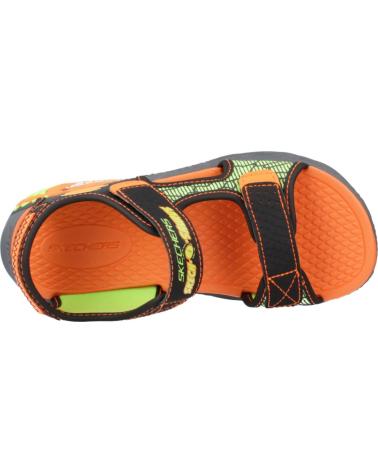 SKECHERS SANDALIAS NINO MODELO CREATURE-SPLASH COLOR NEGRO BKOR