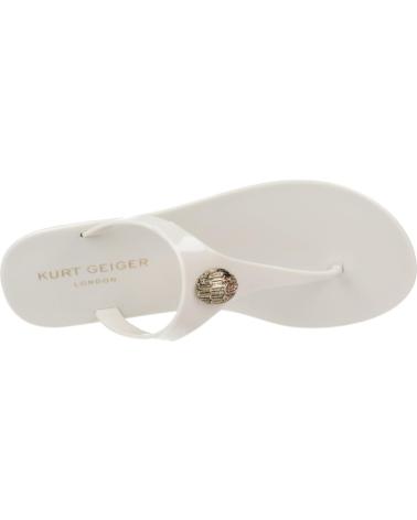 Sandálias KURT GEIGER LONDON  de Mulher SANDALIAS MUJER MODELO MADDISON T-BAR COLOR BLANCO  BONE41
