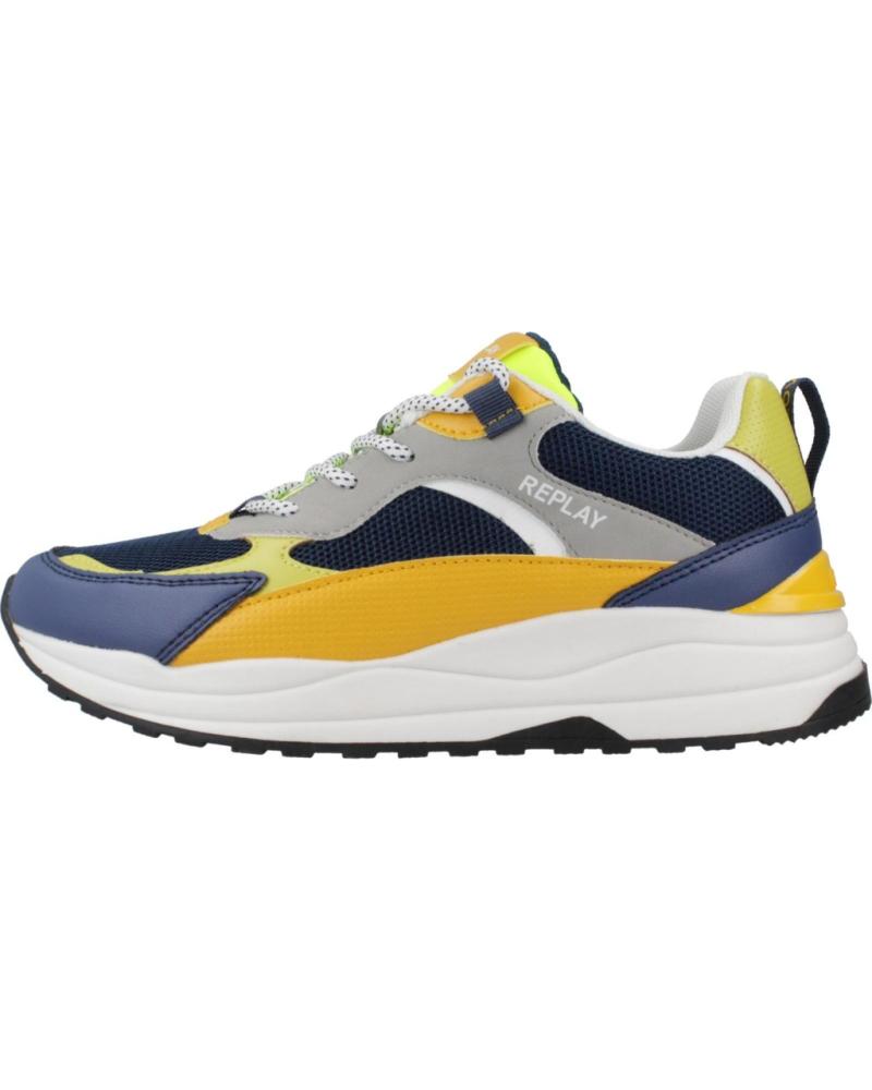 Deportivas De Nino REPLAY ZAPATILLAS NINO MODELO MERAK JR 9 COLOR AZUL NVYLM