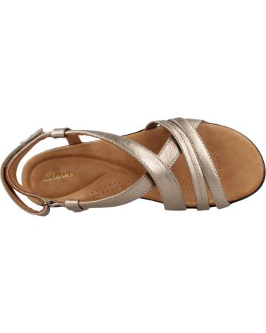 Sandalen CLARKS  für Damen SANDALIAS MUJER MODELO TULEAH MAY COLOR ORO  METALIC