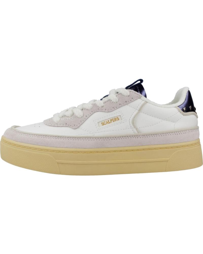 Scarpe sport SCALPERS  per Donna ZAPATILLAS MUJER MODELO BOTTO D COLOR BLANCO  BEIGE