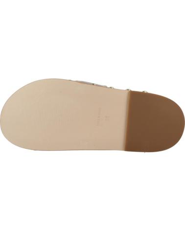 Zuecos ALPE  de Mujer ZUECOS MUJER MODELO 5058 COLOR ORO  PLATINO