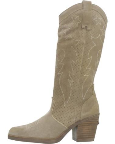 Stivali NEMONIC  per Donna BOTAS MUJER MODELO 2380N COLOR MARRON CLARO  NATURAL