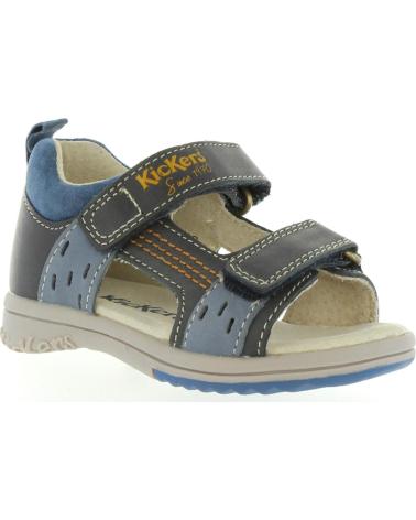 Sandalias de Niño KICKERS 414741-11 PLAZABI 52 BLEU FONCE