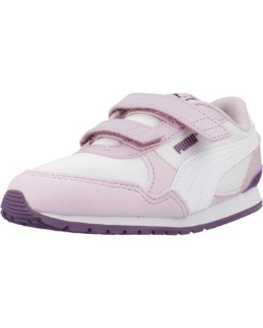 Deportivas PUMA  de Niña ZAPATILLAS NINA MODELO ST RUNNER V3 MESH V INF COLOR ROSA WH  WHITE