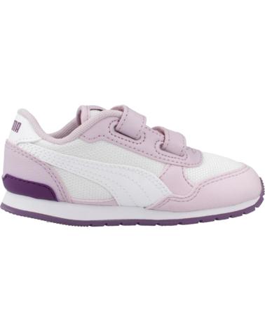 Deportivas PUMA  de Niña ZAPATILLAS NINA MODELO ST RUNNER V3 MESH V INF COLOR ROSA WH  WHITE