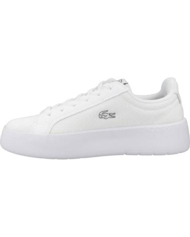 Woman Zapatillas deporte LACOSTE ZAPATILLAS MUJER MODELO CARNABY PLATFORM LITE TEX COLOR BLAN  WHTWHT