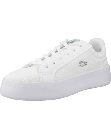 Woman Zapatillas deporte LACOSTE ZAPATILLAS MUJER MODELO CARNABY PLATFORM LITE TEX COLOR BLAN  WHTWHT