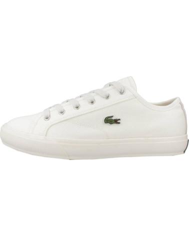 Man Trainers LACOSTE ZAPATILLAS HOMBRE MODELO BACKCOURT TEXTILE COLOR BLANCO WHTW WHTWHT