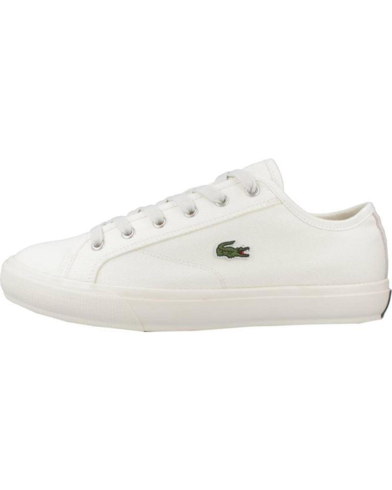 Man Trainers LACOSTE ZAPATILLAS HOMBRE MODELO BACKCOURT TEXTILE COLOR BLANCO WHTW WHTWHT