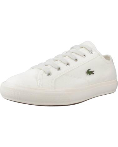 Man Trainers LACOSTE ZAPATILLAS HOMBRE MODELO BACKCOURT TEXTILE COLOR BLANCO WHTW WHTWHT