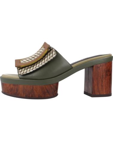 Sandalias NOA HARMON  de Mujer SANDALIAS DE TACON 9669 MUJER KAKI  VERDE