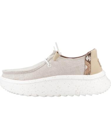 Chaussures HEY DUDE  pour Femme ZAPATOS CASUAL MUJER MODELO WENDY PEAK WOVEN COLOR BEIS NATU  NATURAL