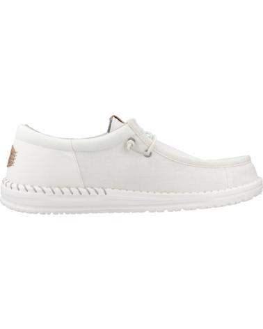 Zapatos de Hombre HEY DUDE ZAPATILLAS HOMBRE MODELO WALLY FUNK NYLON CRAFT COLOR BLANCO STNWHT