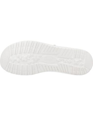 Zapatos de Hombre HEY DUDE ZAPATILLAS HOMBRE MODELO WALLY FUNK NYLON CRAFT COLOR BLANCO STNWHT