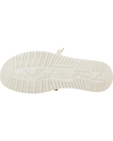 Nauticos de Hombre HEY DUDE INFORMALES HOMBRE MODELO WALLY CANVAS COLOR BLANCO STNWHT