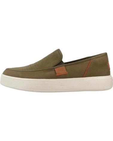 Chaussures HEY DUDE  pour Homme INFORMALES HOMBRE MODELO SUNAPEE M COASTLINE COLOR VERDE OLI  OLIVE
