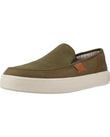 Scarpe HEY DUDE  per Uomo INFORMALES HOMBRE MODELO SUNAPEE M COASTLINE COLOR VERDE OLI  OLIVE