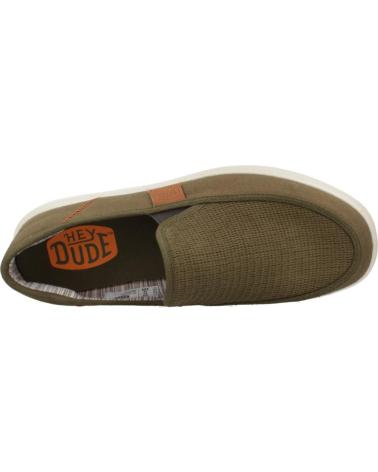 Scarpe HEY DUDE  per Uomo INFORMALES HOMBRE MODELO SUNAPEE M COASTLINE COLOR VERDE OLI  OLIVE