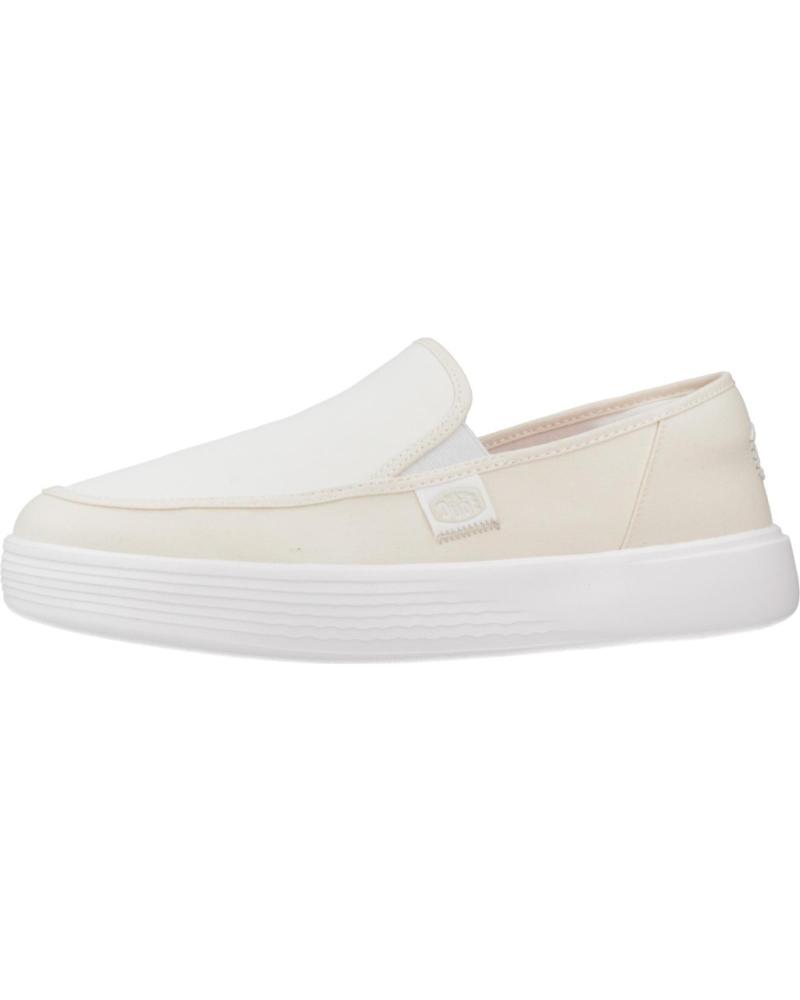 Scarpe HEY DUDE  per Uomo ZAPATILLAS HOMBRE MODELO SUNAPEE M CANVAS COLOR BLANCO WHTWH  WHTWHT