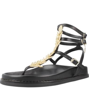 Sandales CARYATIS  pour Femme SANDALIAS MUJER MODELO 681009C COLOR NEGRO  BLCKGLD