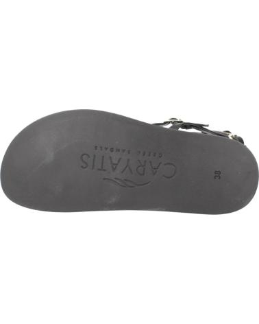 Sandales CARYATIS  pour Femme SANDALIAS MUJER MODELO 681009C COLOR NEGRO  BLCKGLD
