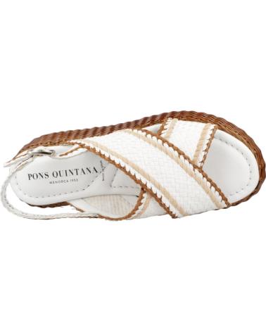 Sandalias PONS QUINTANA  de Mujer SANDALIAS MUJER MODELO MAUI COLOR BLANCO  RETXA