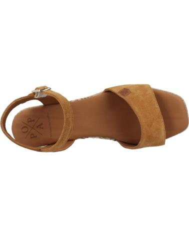 Sandalias de Mujer POPA SANDALIAS MUJER MODELO AKUMAL COLOR MARRON CUERO