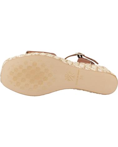 Woman Sandals POPA SANDALIAS MUJER MODELO AKUMAL BOMBAY COLOR MARRON  CUERO